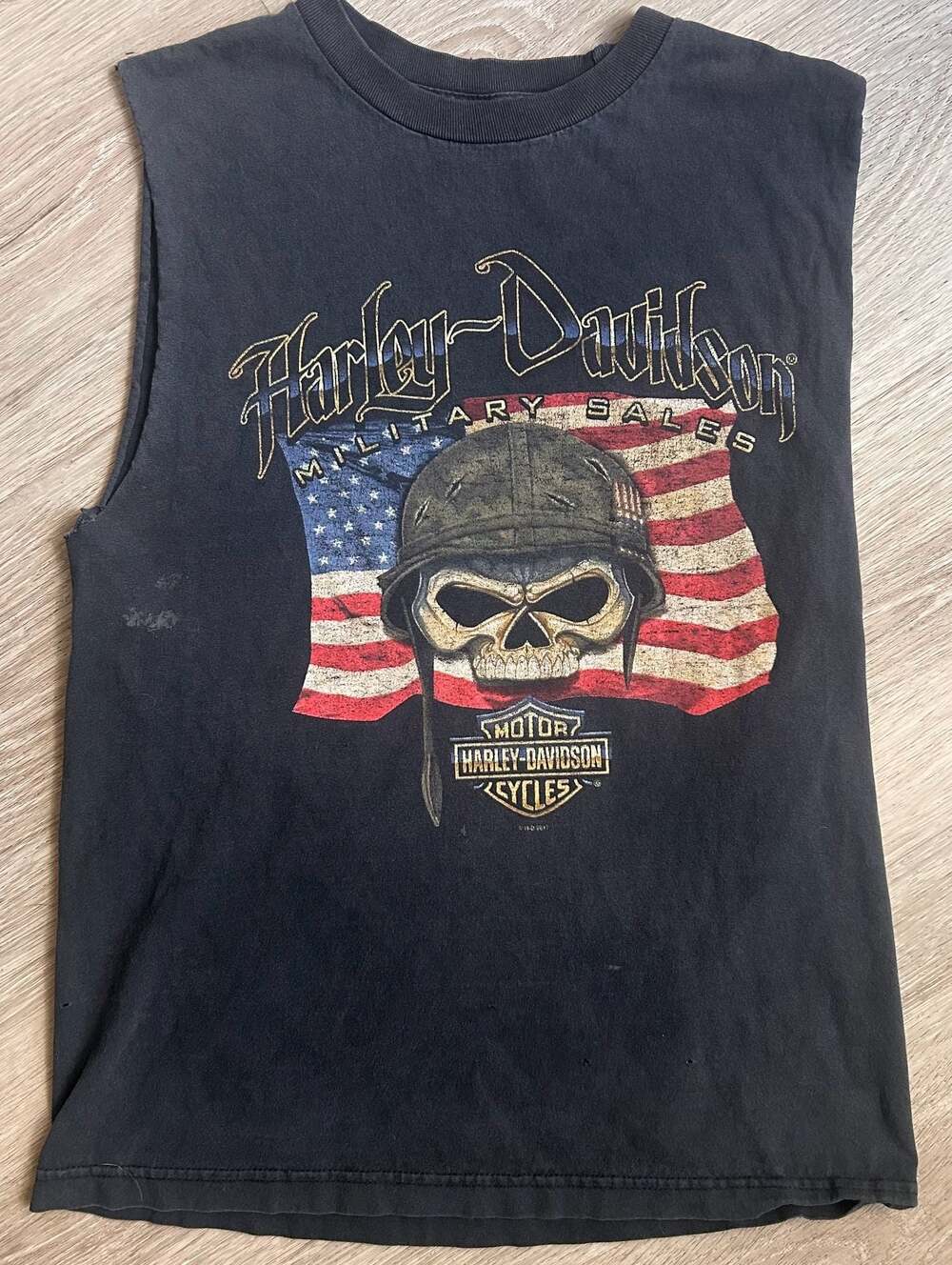 Harley-Davidson Military Sales Overseas Tour Sleeveless T-Shirt